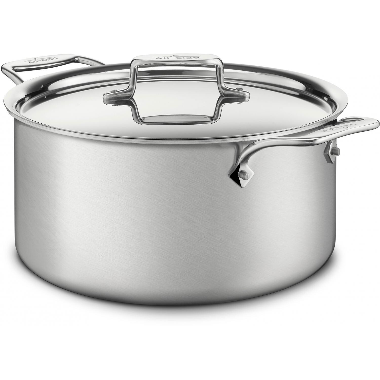 All-Clad D5 Stainless 8-Quart Stock Pot With Lid thumbnail