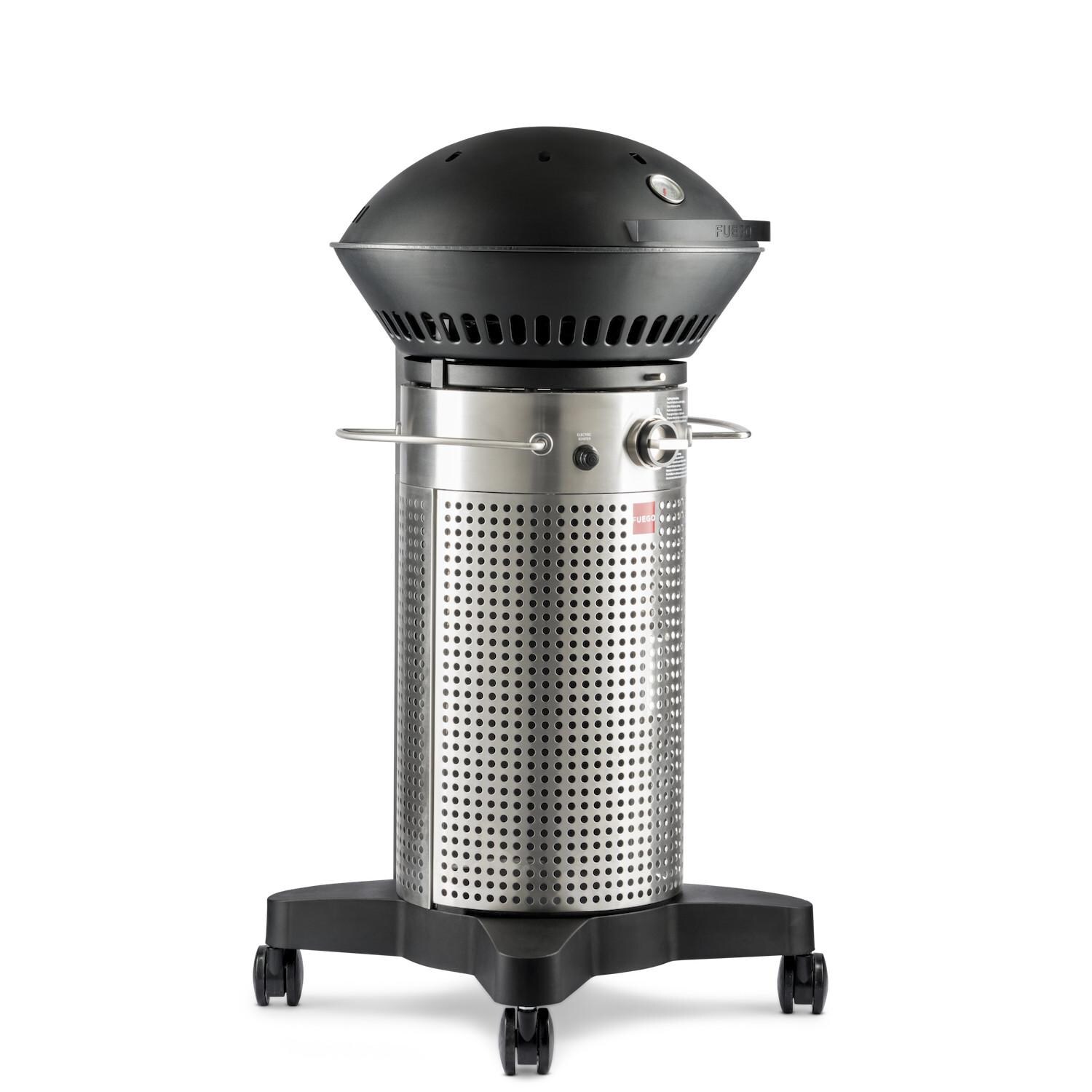 Fuego F21S-H + FEANG2  Element 21-Inch Freestanding Natural Gas Grill - Stainless Steel - Left Angle thumbnail