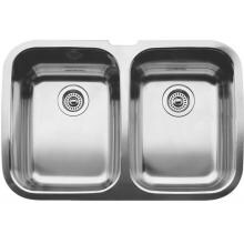 Blanco Supreme 32 X 20 18-Gauge Equal Double Bowl Stainless Steel Undermount Sink - 440224 image