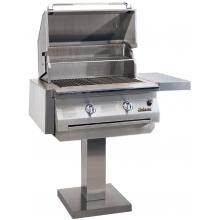 Solaire 30 Inch All Convection Natural Gas Grill On Bolt Down Post - SOL-IRBQ-30-BDP-NG