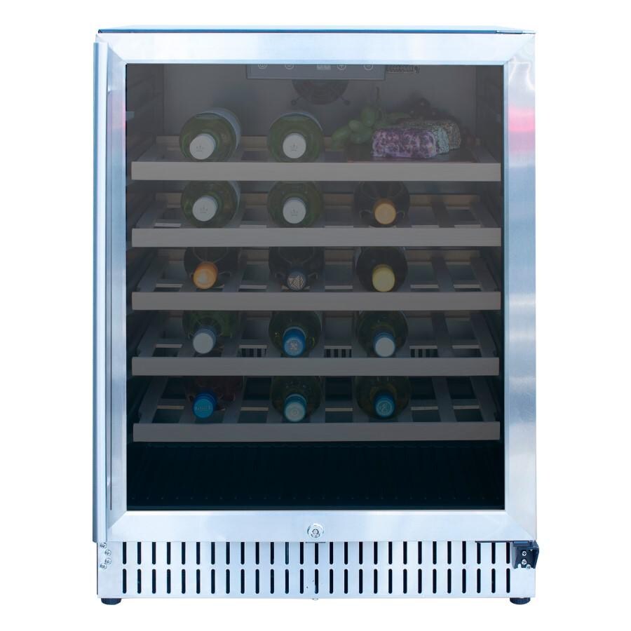 American Made Grills AMG-RFR-24W 24-Inch Outdoor Rated Wine Cooler - Full Front View thumbnail