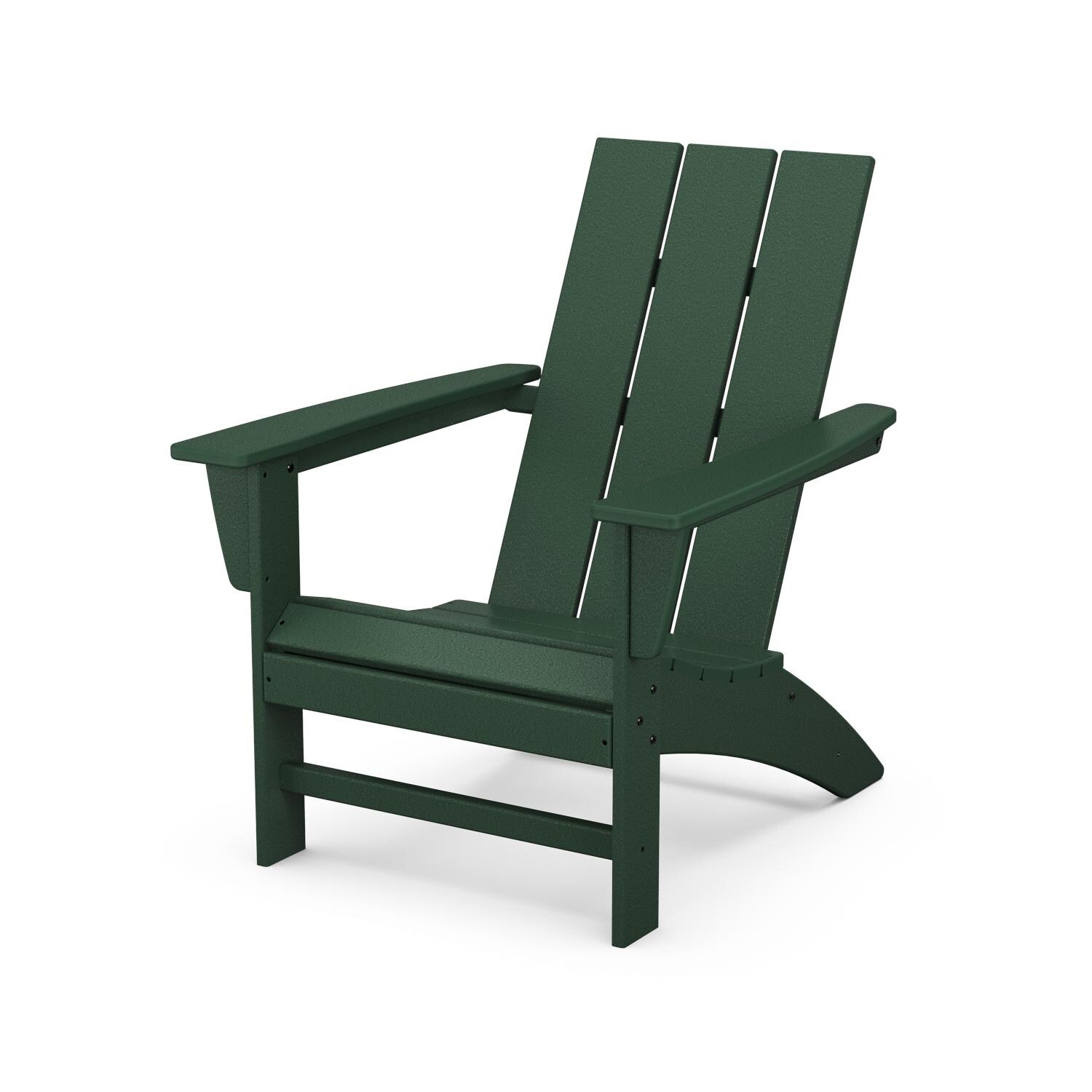 POLYWOOD Modern Green Adirondack Chair thumbnail