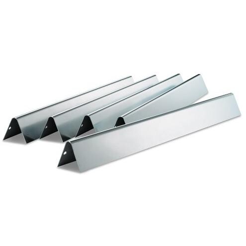 Weber 7540 5 Pc Stainless Steel Flame Tamer Flavorizer Bars For Genesis E & S Series Gas Grills