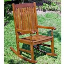International Caravan Tessa Wood Patio Rocker - Natural image