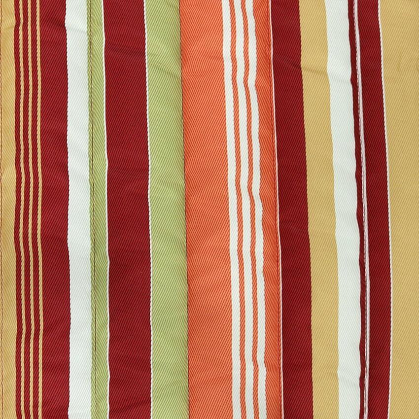 Ultimate Patio Rope Hammock w/ 12-Foot Stand, Pad, & Pillow - Tropical Orange Stripe - Swatch thumbnail