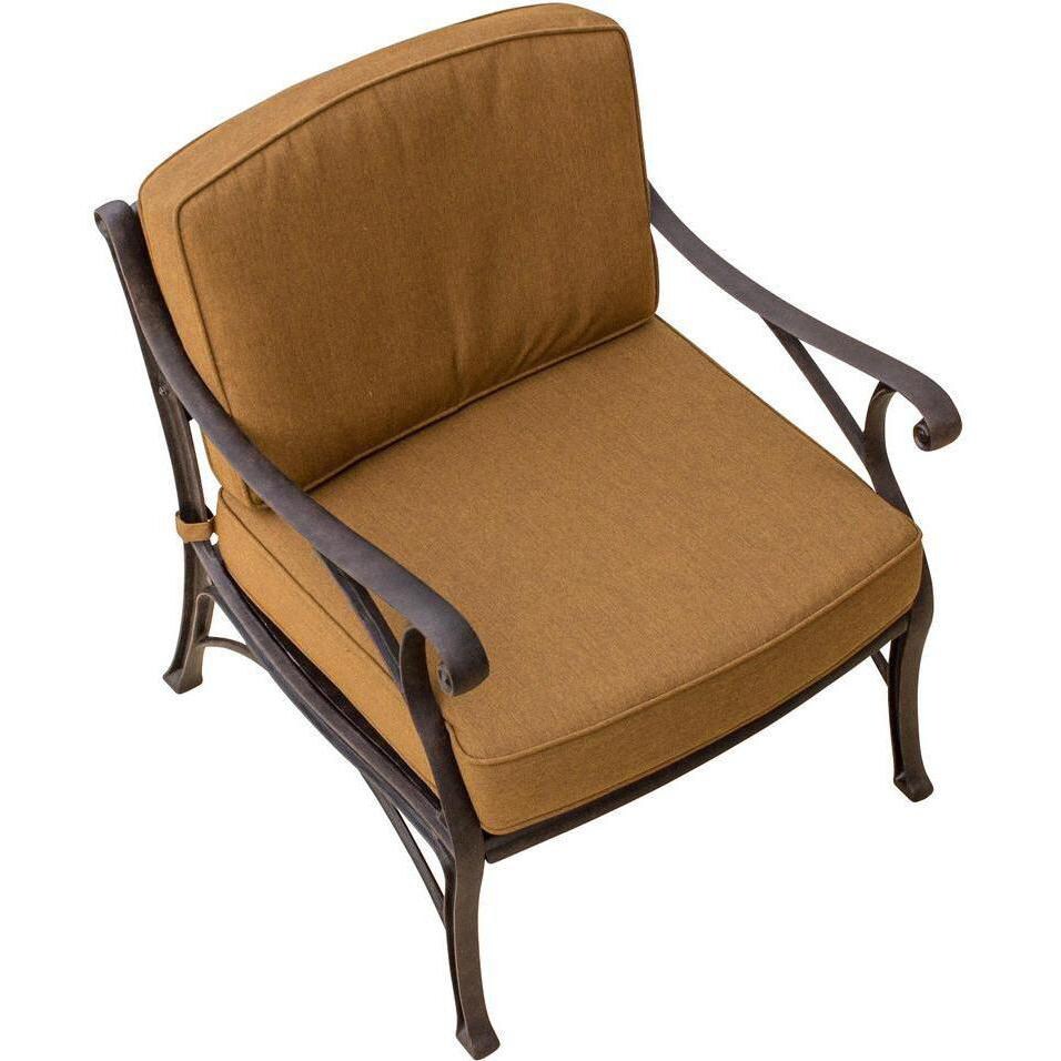 Heritage Cast Aluminum Patio Club Chair By Lakeview Outdoor Designs