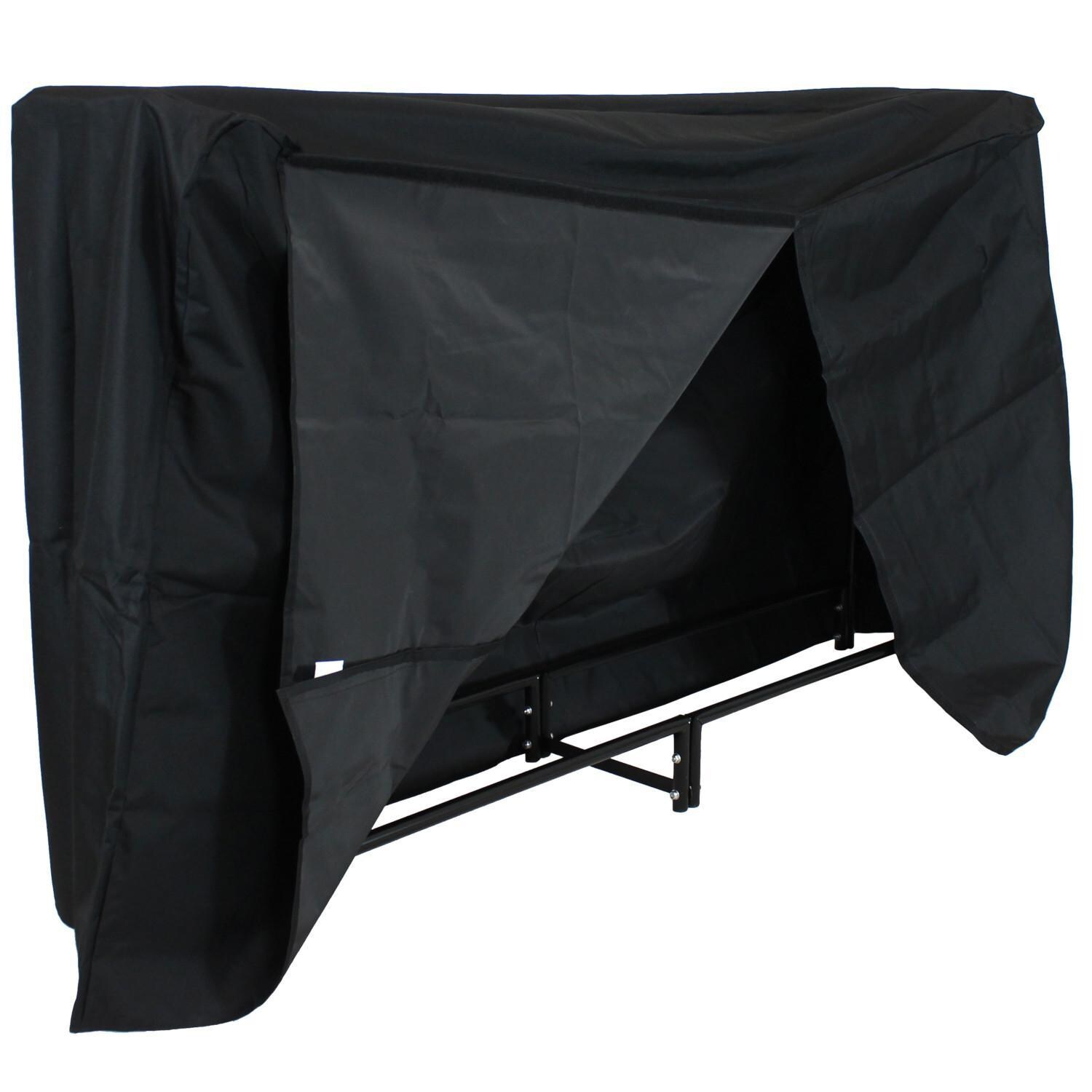 Ultimate Patio SC-QX-6DLR-COMBO Decorative Firewood Log Rack & Cover - 6-Foot - With Cover thumbnail