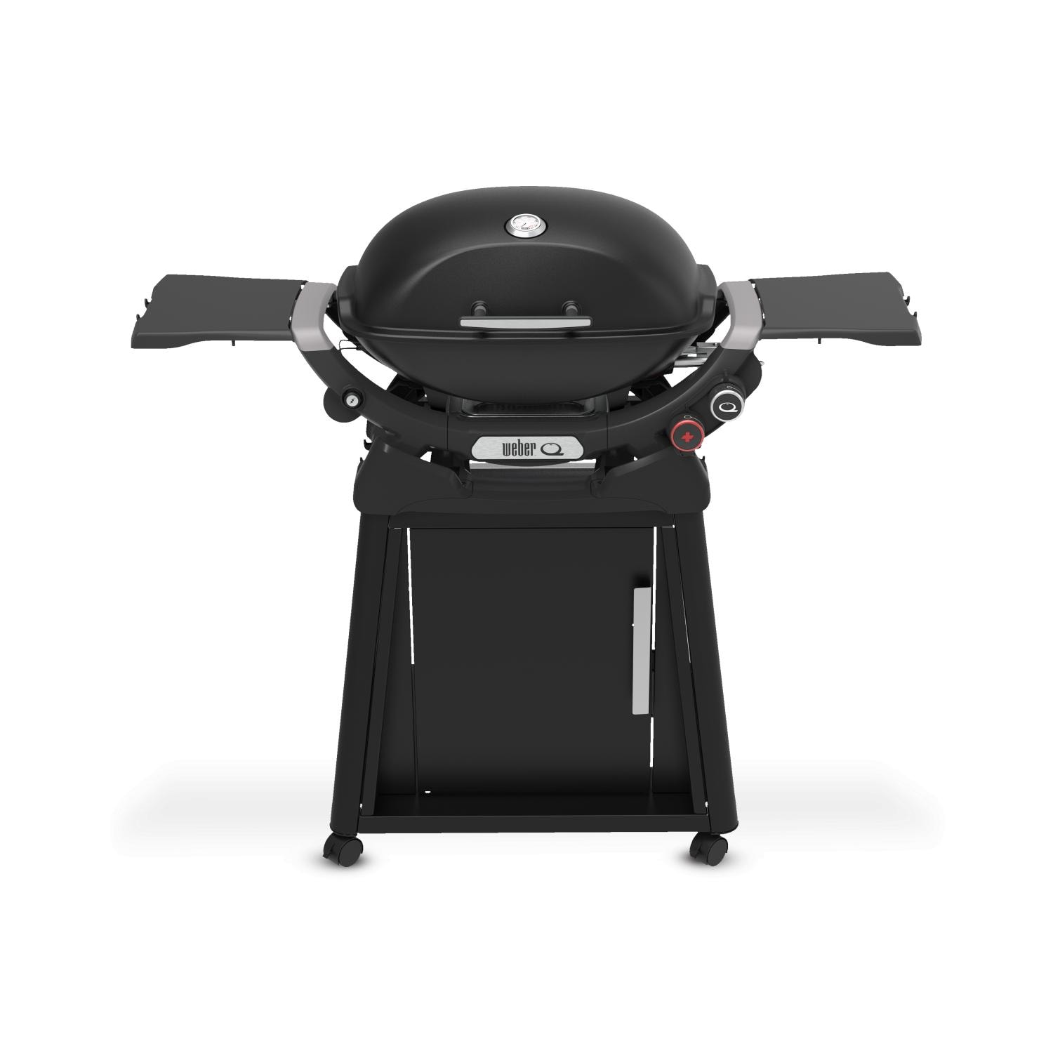 Weber Q2800N+ Propane Gas Grill in Midnight Black 1500390 BBQGuys
