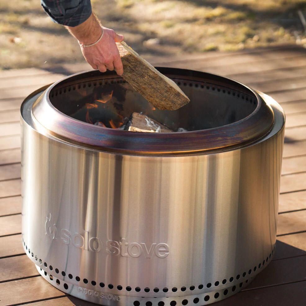 Solo Stove - SSYUK - Yukon Fire Pit - Loading With Wood thumbnail