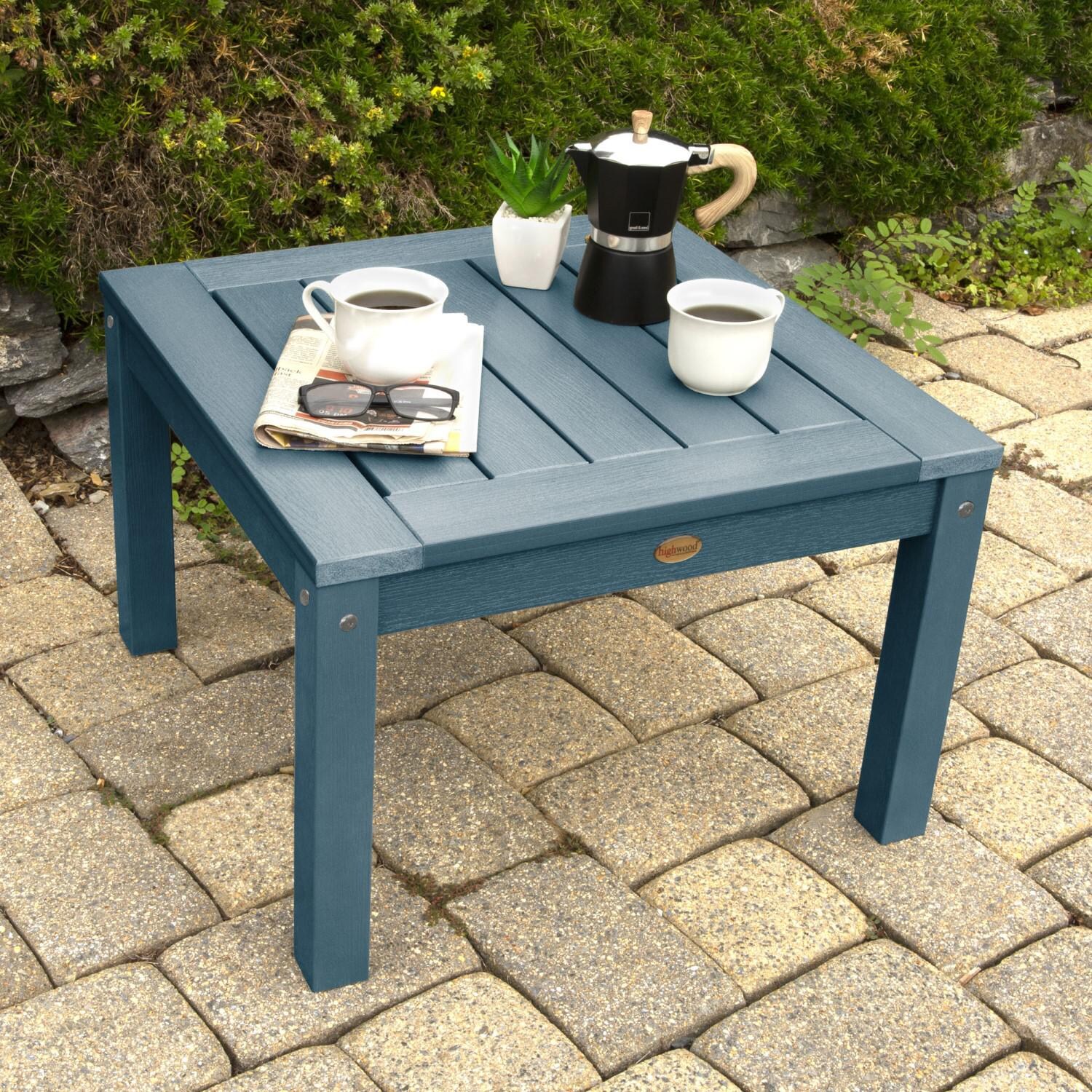 Lakeview Adirondack Side Table - Nantucket Blue - Top Side thumbnail