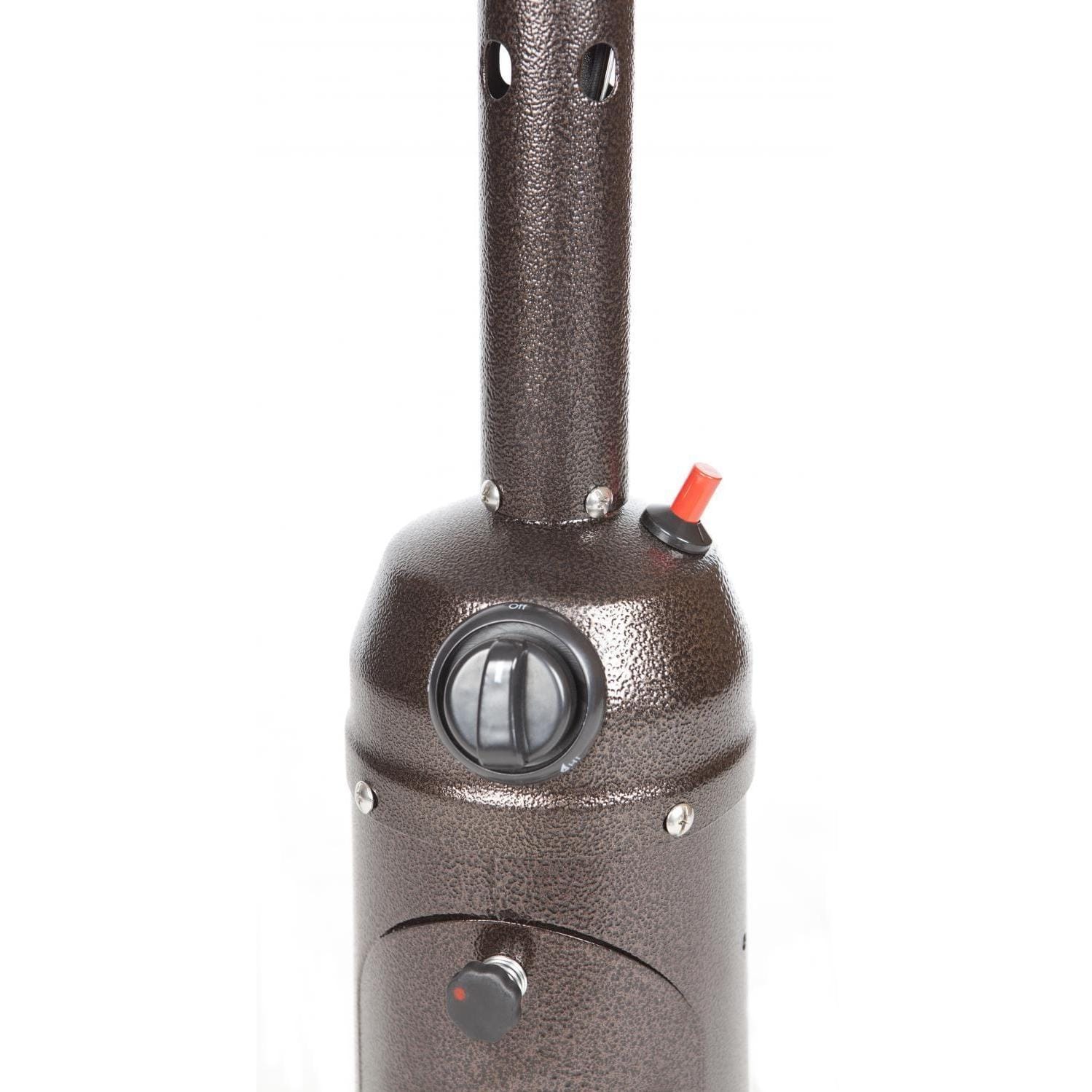 Ultimate Patio 10,000 BTU Tabletop Propane Gas Patio Heater - Control Knob - White Background thumbnail