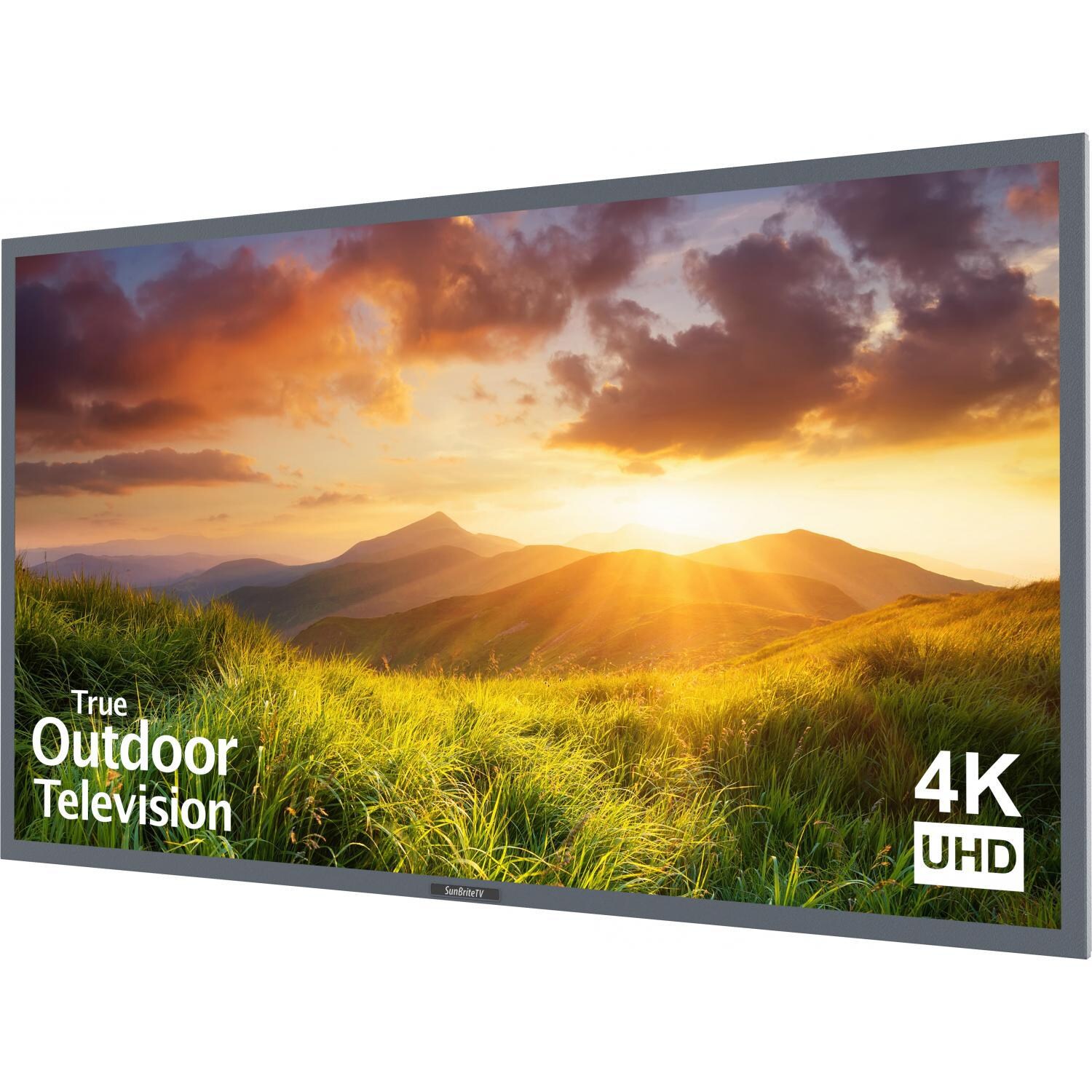 SunBriteTV Signature Series 65-Inch 4K LED Outdoor UHDTV - Silver - SB-S-65-4K-SL - Front View thumbnail