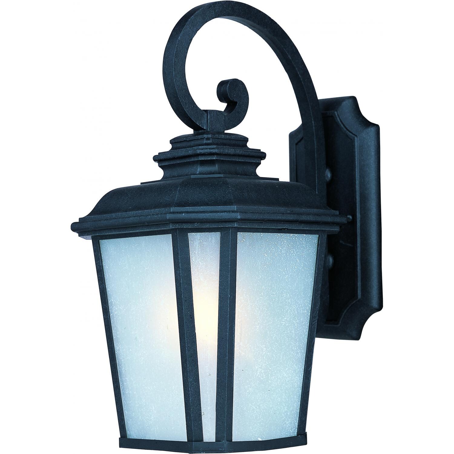 Maxim Radcliffe One Light 16-Inch Outdoor Wall Light - Black Oxide - 3344WFBO