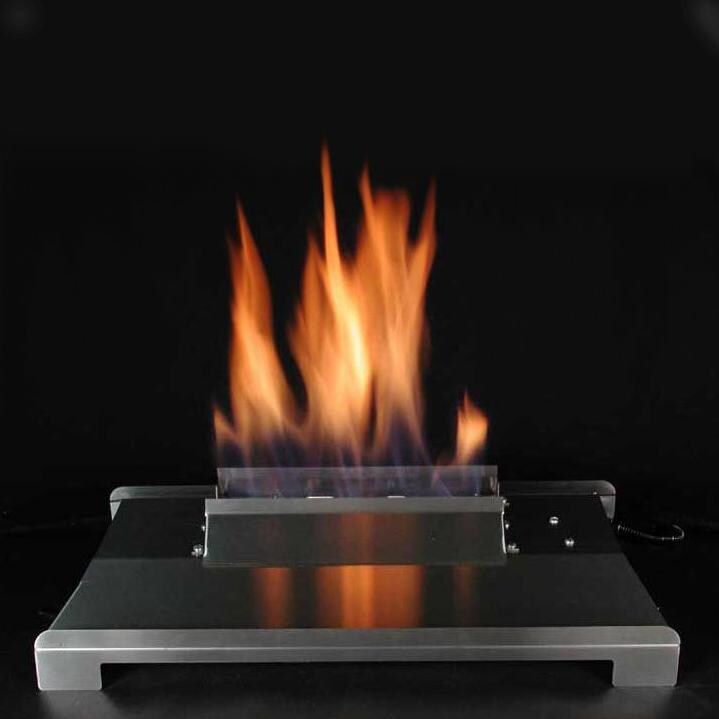 Rasmussen 20-Inch Copper ALTERNA See-Thru FireGlitter Set With Vent Free Stainless Steel Chassis Burner - Vent-Free Stainles Steel Chassis Burner thumbnail