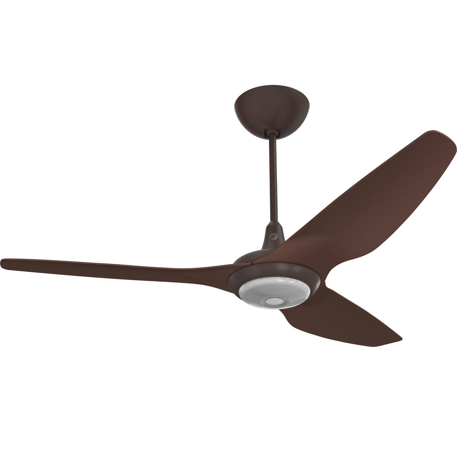 Big Ass Fans 60-Inch Haiku Ceiling Fan Universal Mount W/12-Inch Downrod & Downlight in Oil-Rubbed Bronze - MK-HK4-052506A471F471G10I12S2