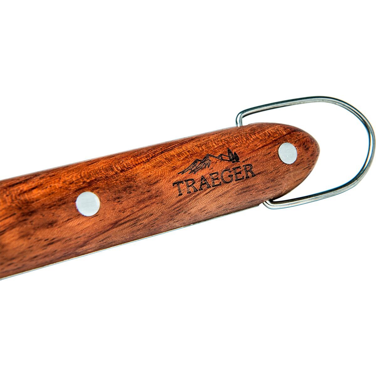 Traeger BBQ Grilling Spatula - Rosewood Handle Detail thumbnail