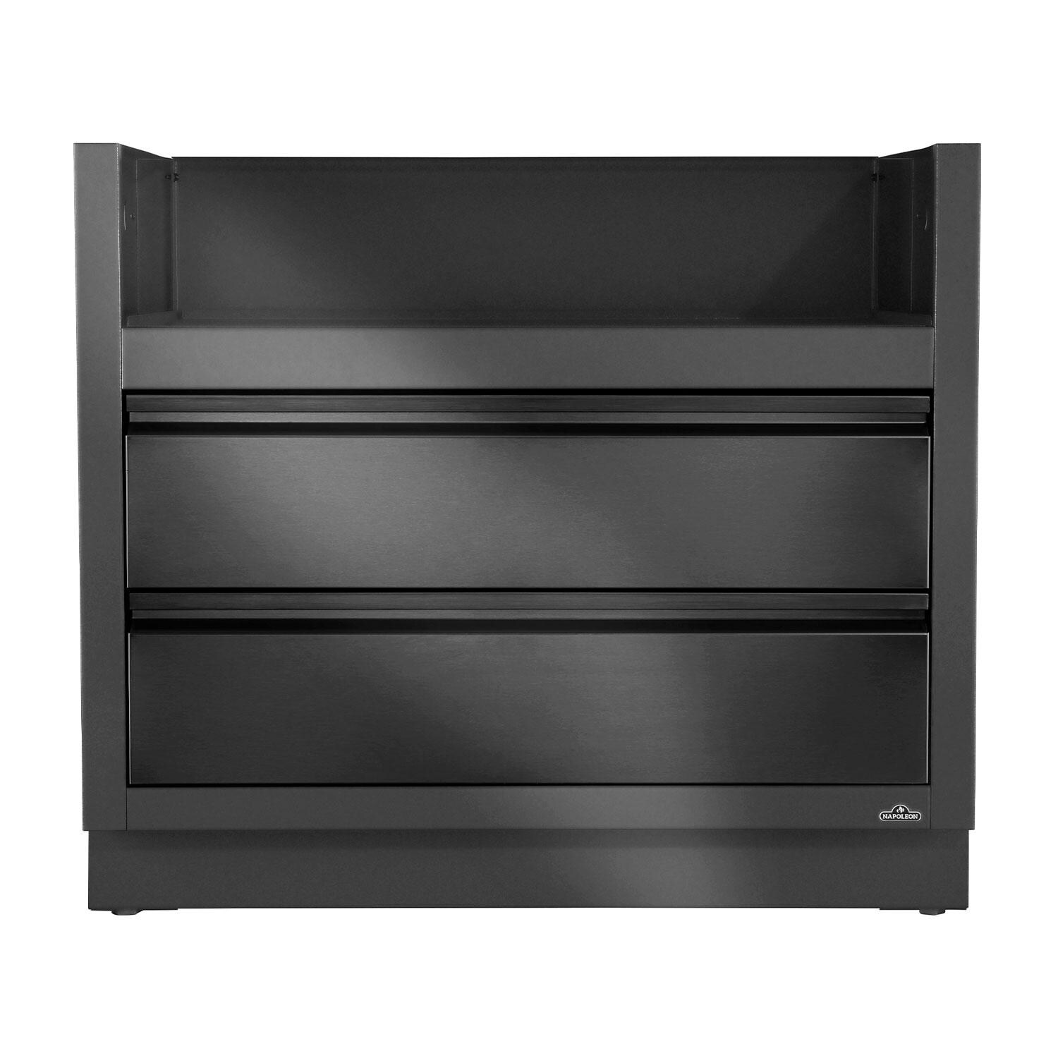 Napoleon IM-UGC665-MK-1 OASIS Under Grill Cabinet for Built-In Prestige PRO 665 - Matte Black - White Background thumbnail