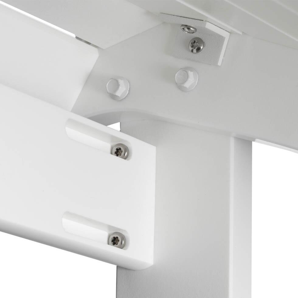 Adirondack MGP Patio Ottoman With Sling Seating By Telescope Casual - Hardware Detail (Shown in Cobalt) thumbnail