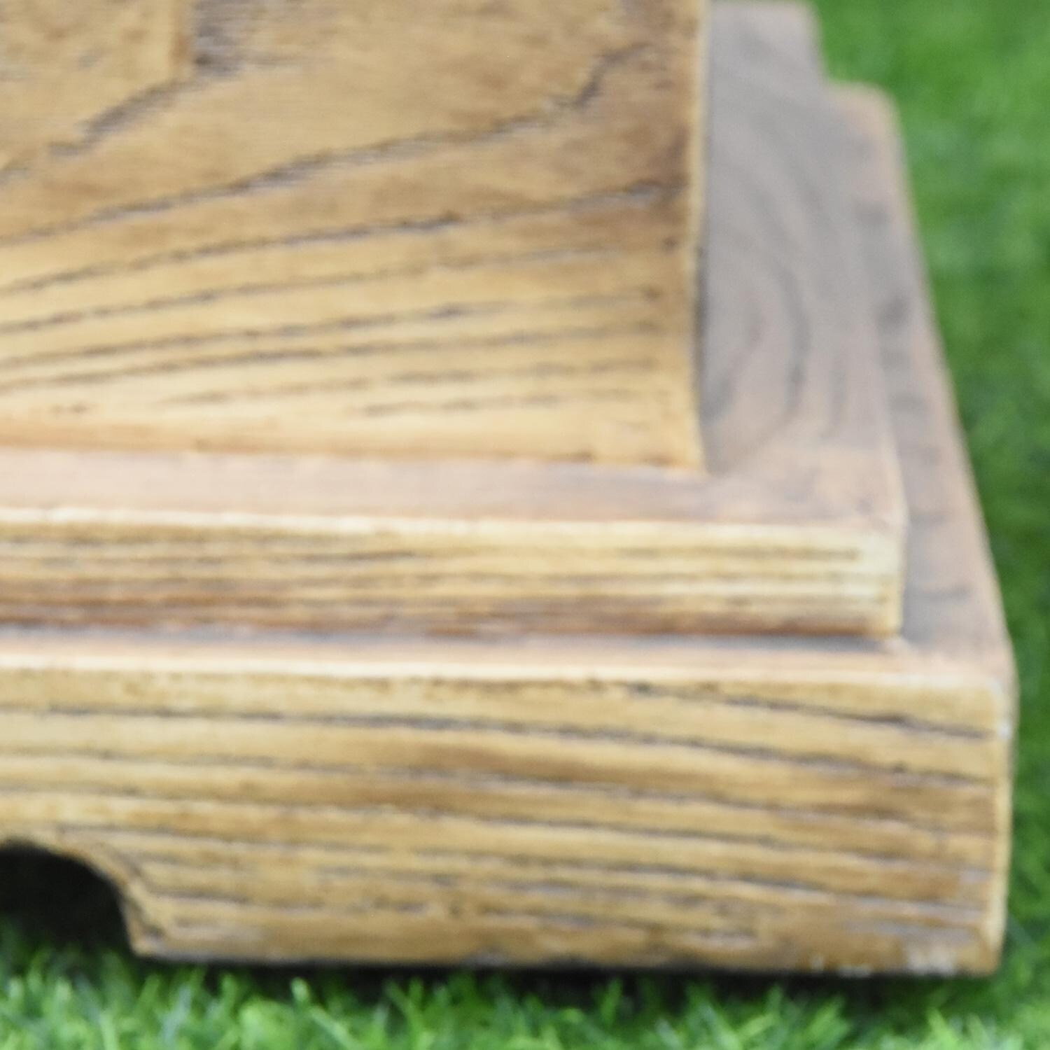 Lakeview Outdoor Designs SCOFG224RWLP Bellelot 34-Inch Square Propane Fire Pit Table - Table Base Detail thumbnail