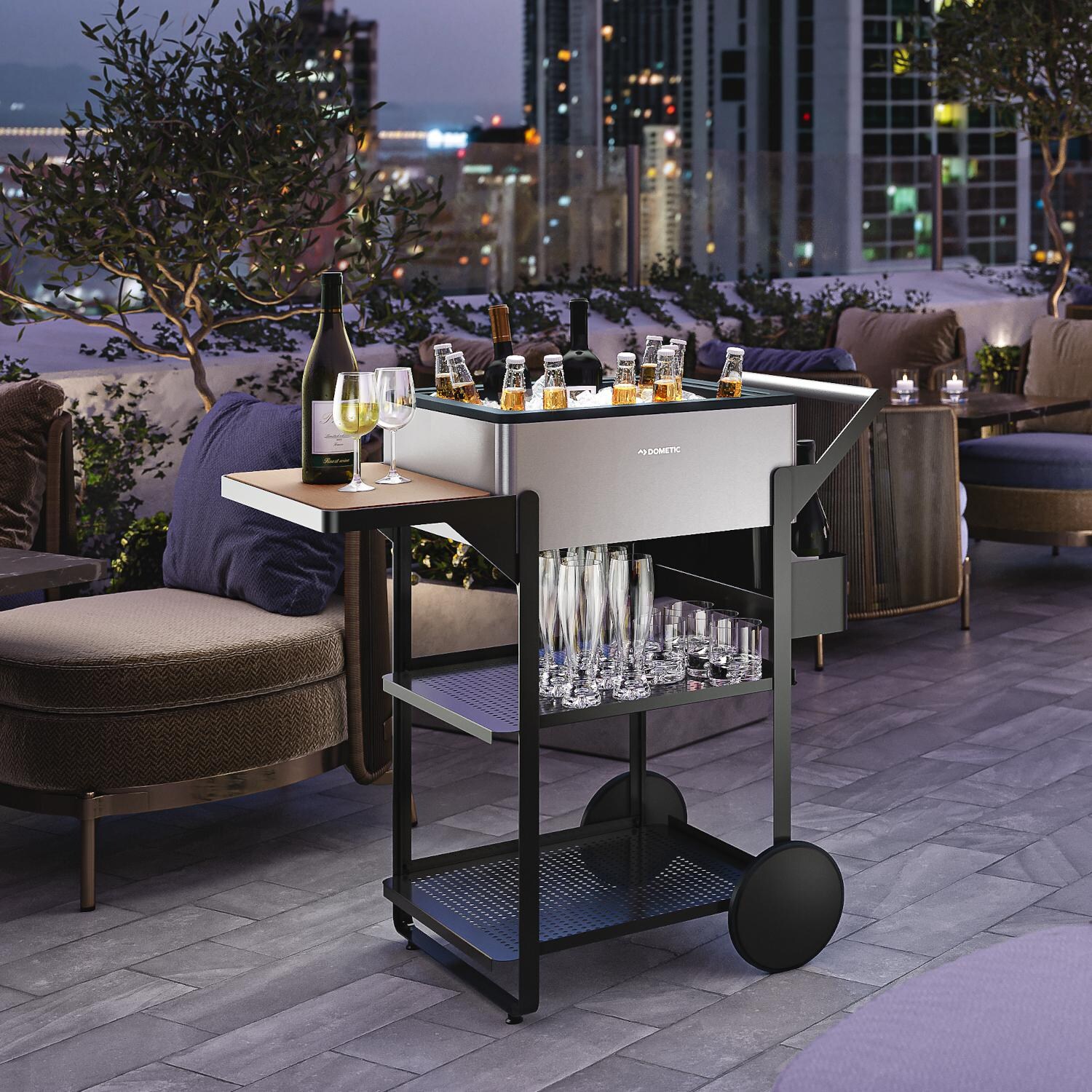 Dometic MoBar 50S Outdoor Mobile Bar w/ Insulated Presentation Bin