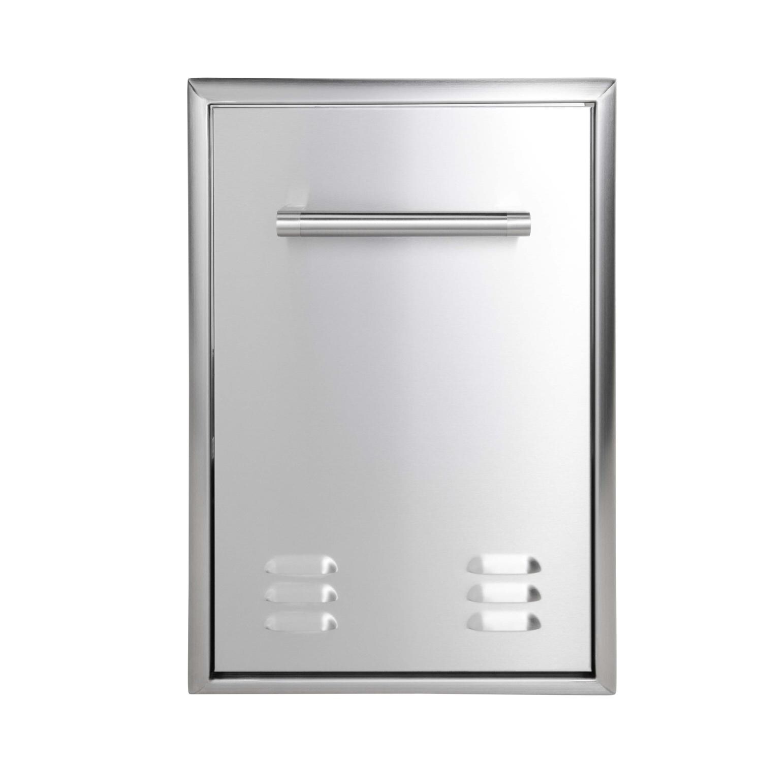 Coyote Outdoor Living C3-POD 18 Inch Trash Bin / Propane Tank Drawer - Front - White Background thumbnail