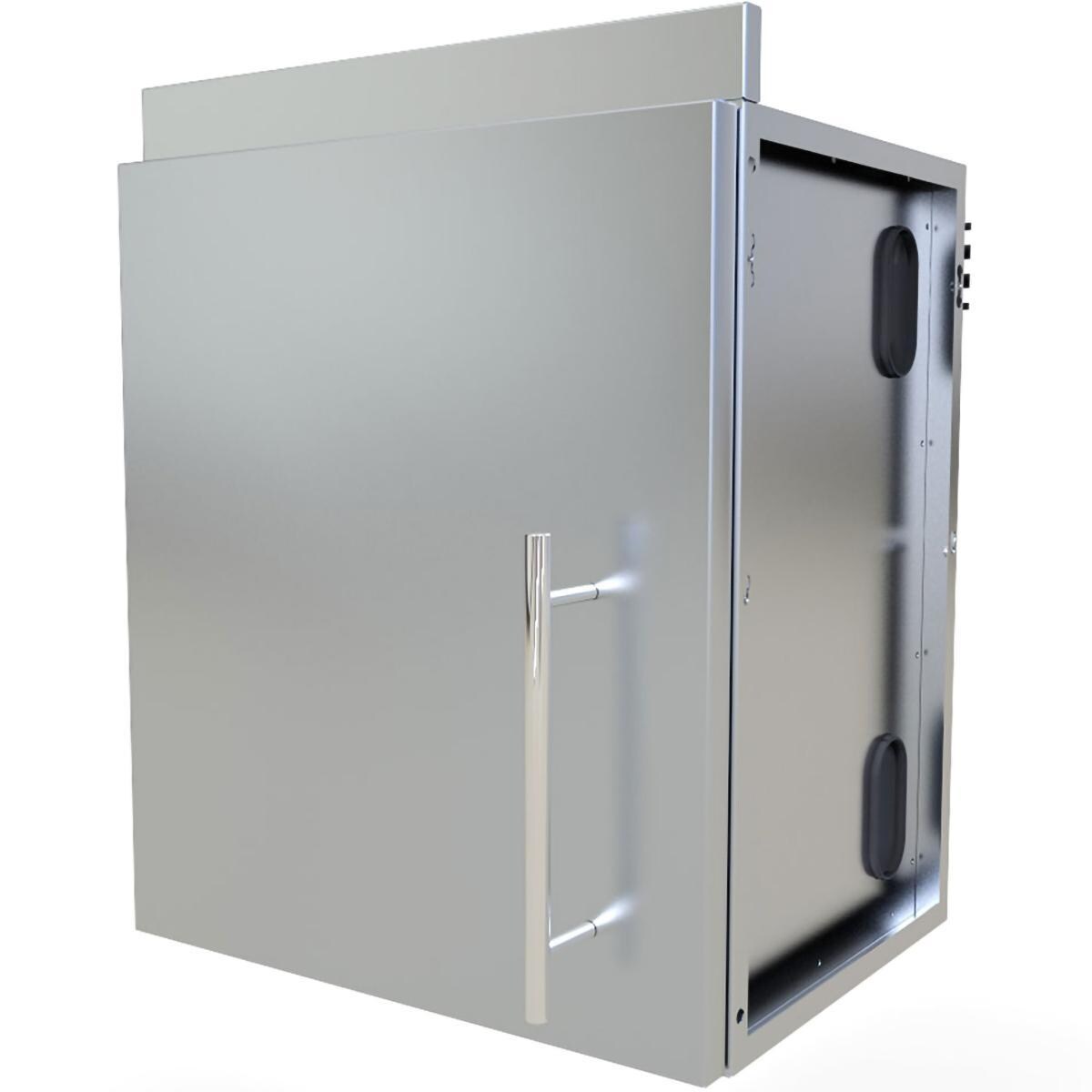 Sunstone SWC18CSDL 18-in Outdoor Kitchen Left Hinge Single Door Upper Wall Cabinet - White Background thumbnail