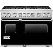 Viking Professional 7 Series 48-Inch 8-Burner Natural Gas Range - Black - VGR7488BBK image
