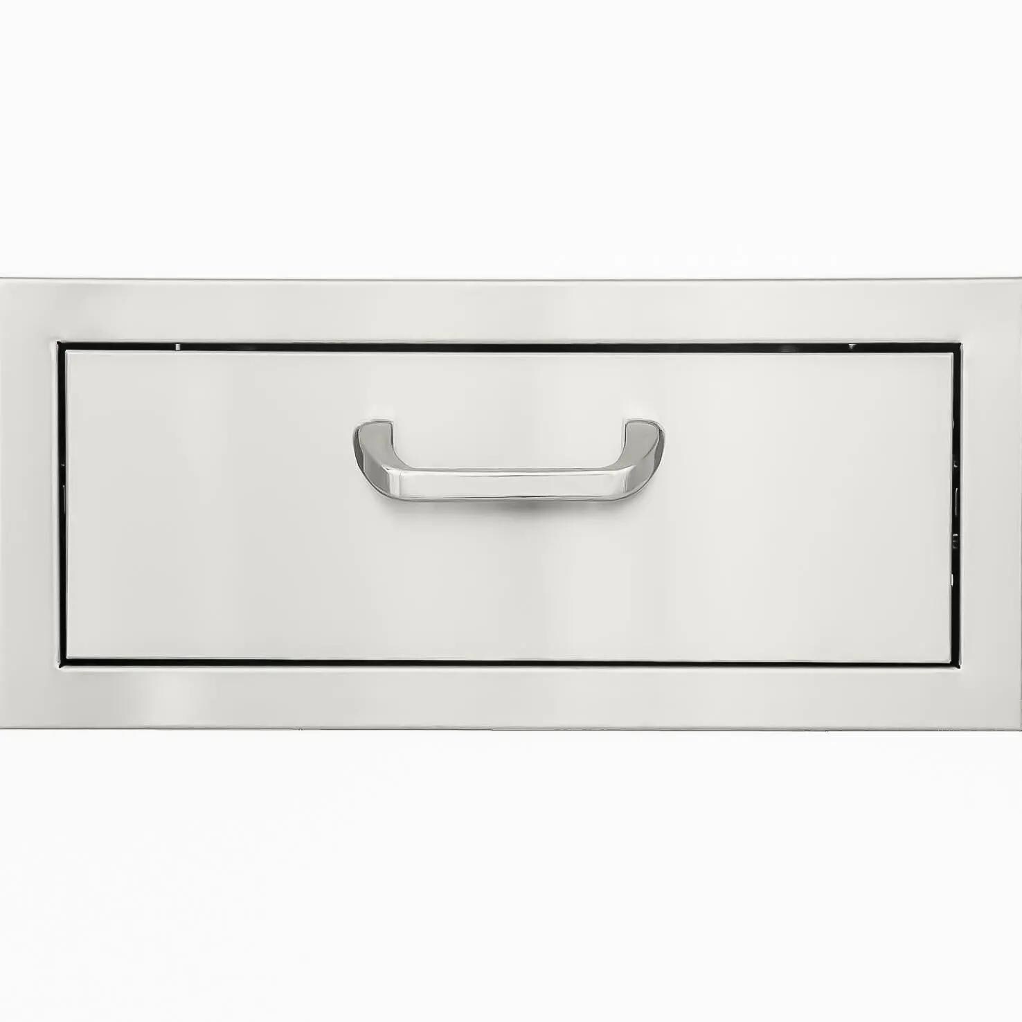 BBQGuys Signature Series 20-Inch Stainless Steel Single Access Drawer