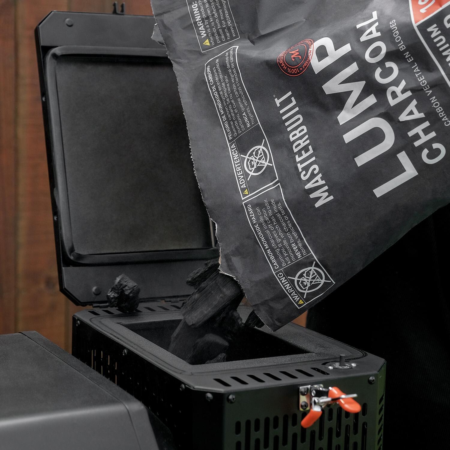 Masterbuilt MB20091621 Lump Charcoal - 16 Lbs - Filling Hopper - Detail thumbnail