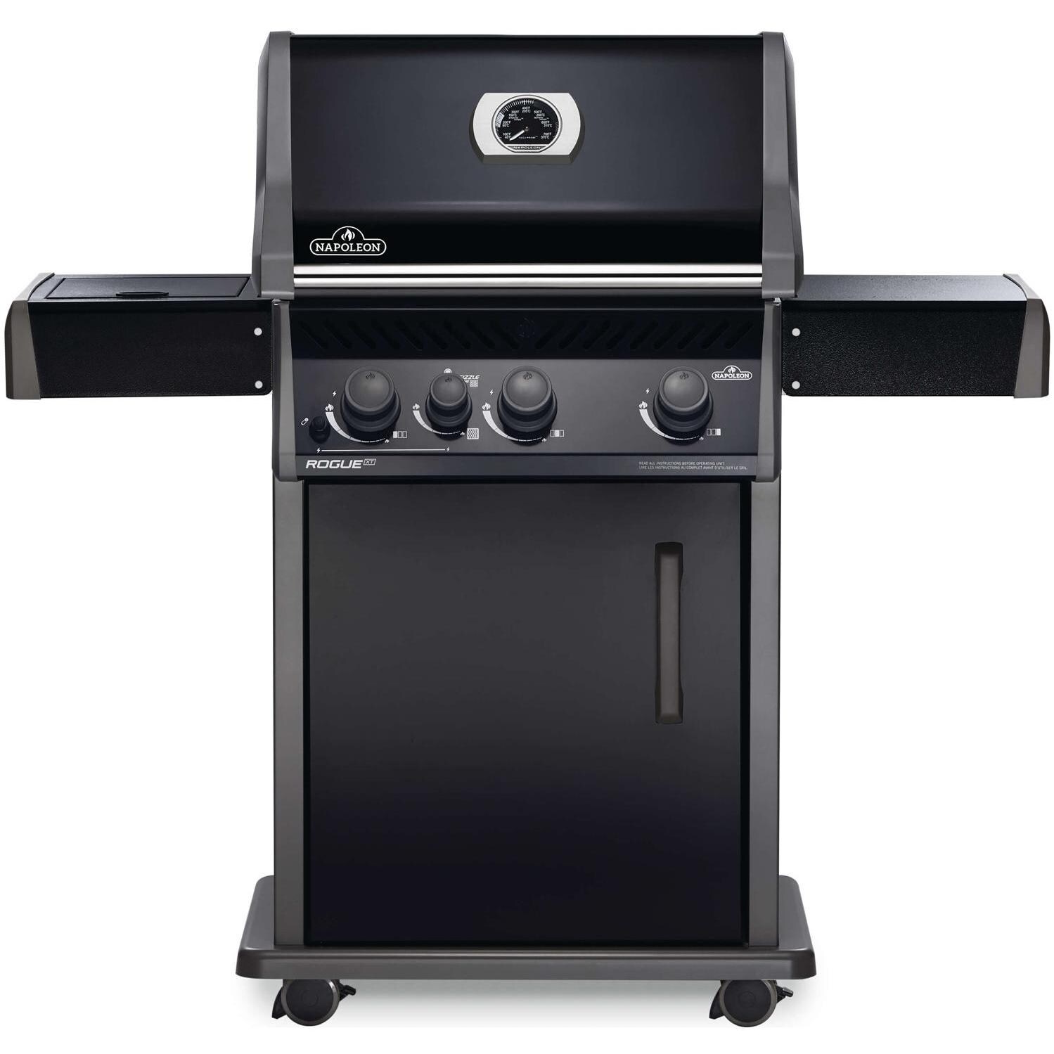 Napoleon Rogue XT 425 SIB Propane Gas Grill with Infrared Side Burner - Black - RXT425SIBPK-1