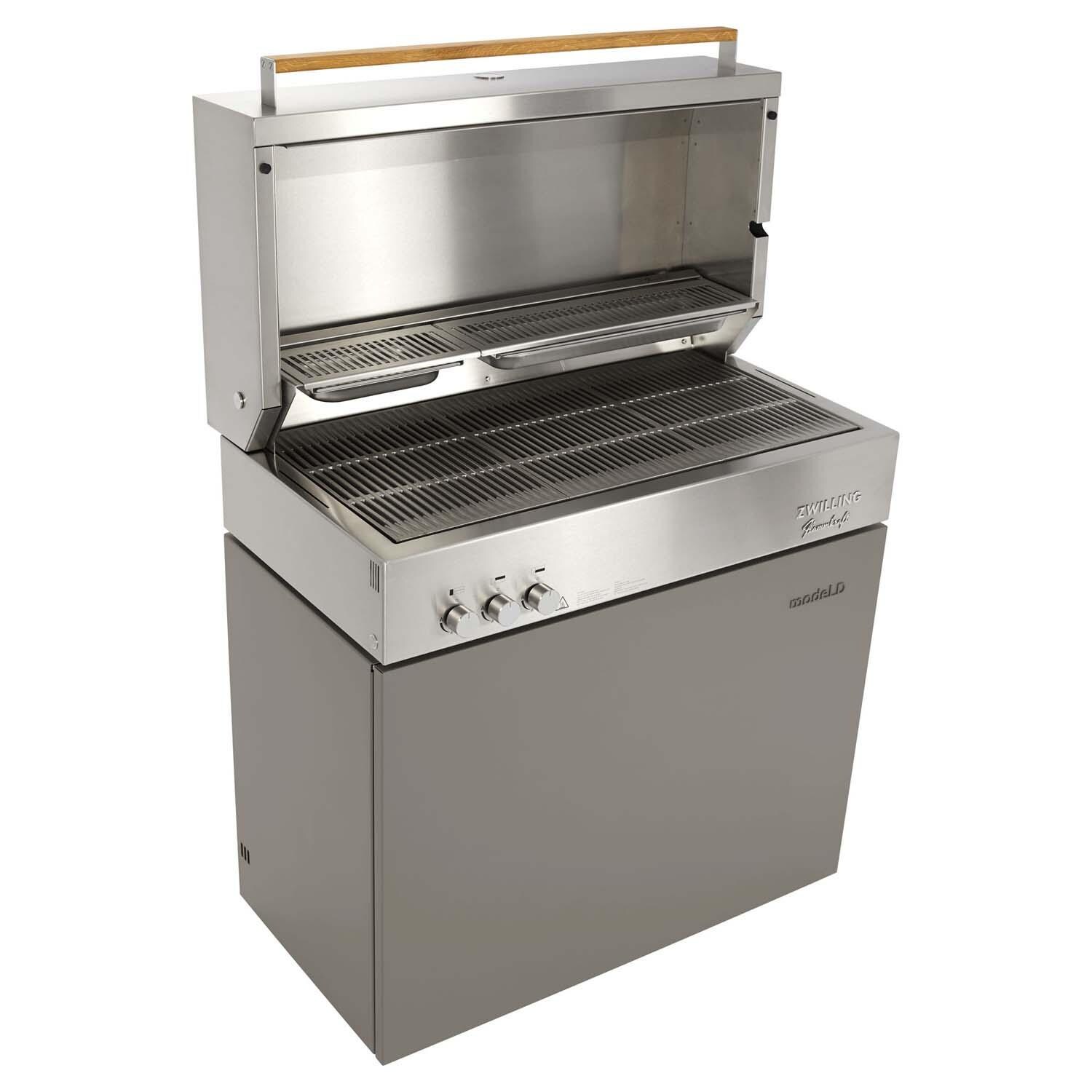Flammkraft Model D Propane Gas Grill - Taupe - 1029541