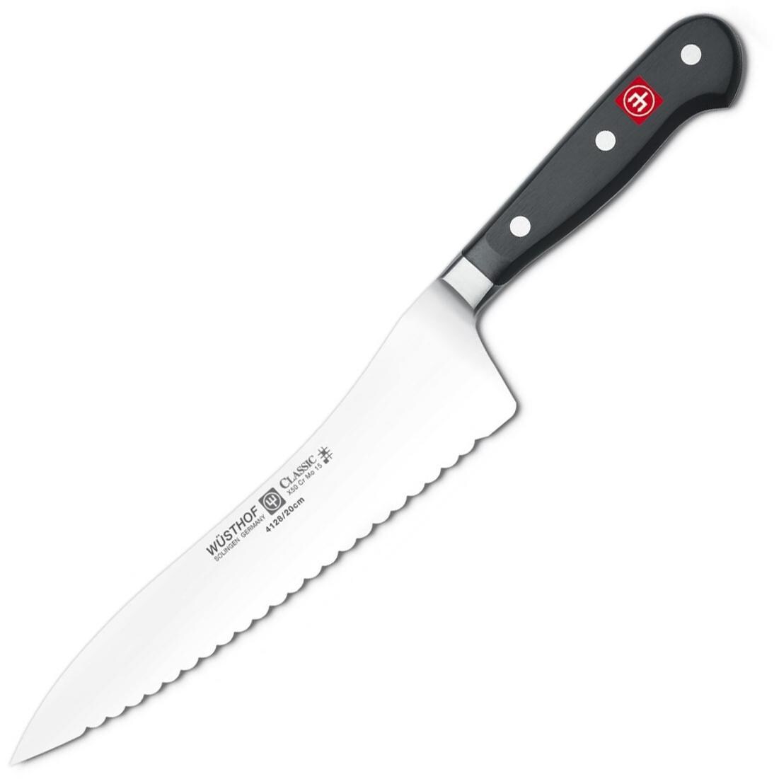 Wusthof Classic 8Inch Offset Deli Knife 1040103920 BBQGuys