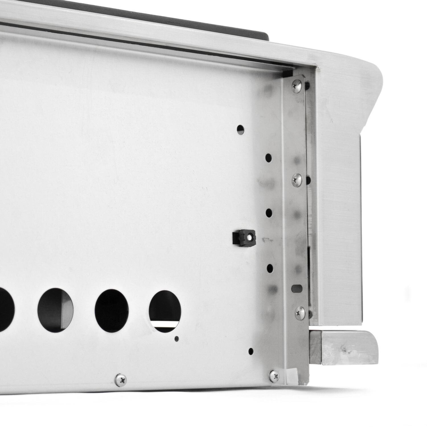 DCS BGC132-BI-N Built-In Double Side Burner - Side View Detail thumbnail