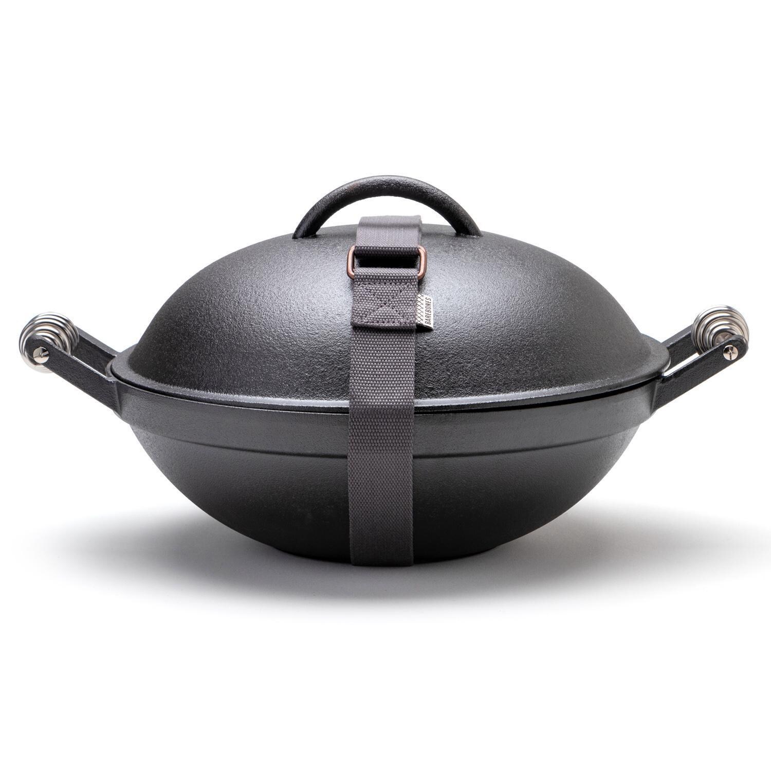 Barebones Living CKW-312 All-In-One Cast Iron Grill - Strap For Secure Travel - Detail thumbnail