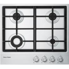 Fisher Paykel 24-Inch 4-Burner Natural Gas Cooktop - Stainless Steel - CG244DNGX1 image