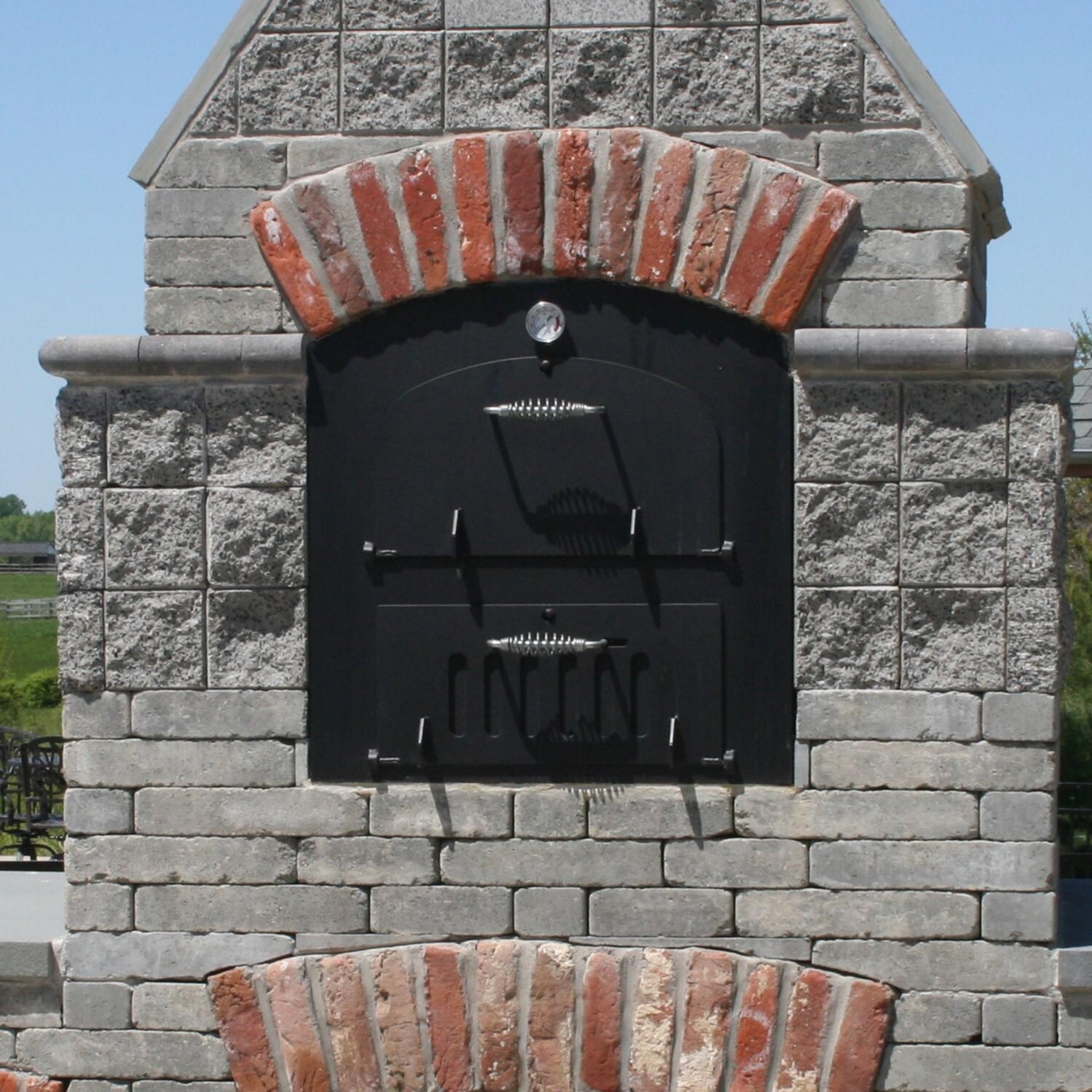 Tuscan Chef GX-CM Built-In / Counter Top Outdoor Wood-Fired Pizza Oven - Installed in Outdoor Kitchen thumbnail