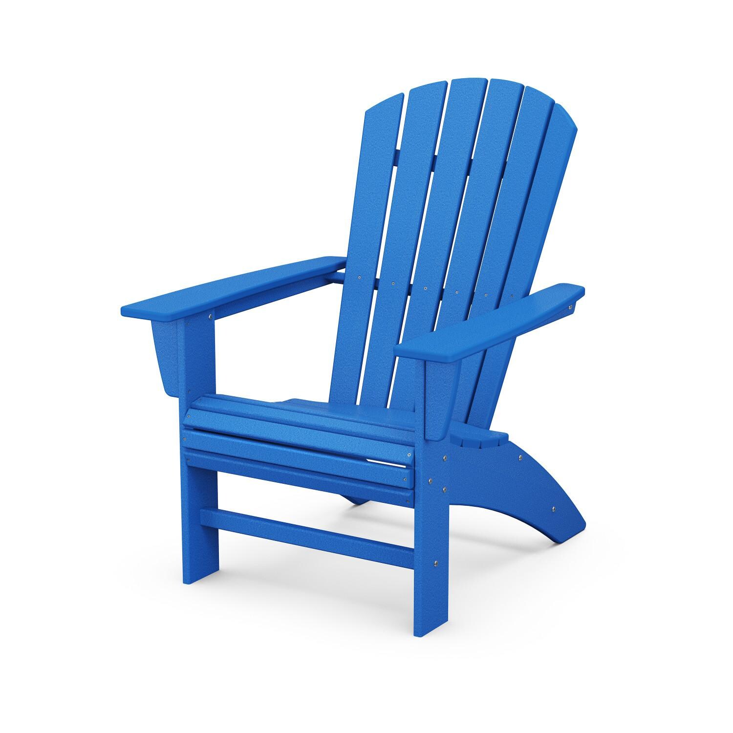 Nautical Recycled Plastic Adirondack in Pacific Blue by POLYWOOD