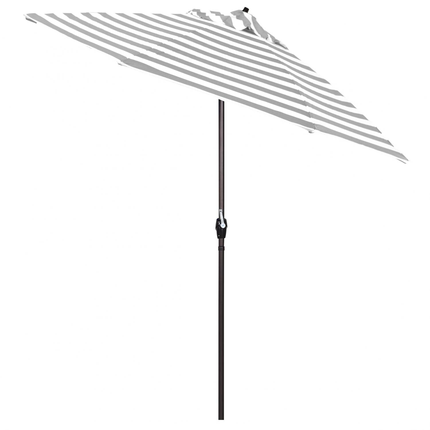 California Umbrella Casa Series 9 Ft Octagonal Aluminum Auto Tilt Patio Umbrella W/ Crank Lift - Tilted thumbnail