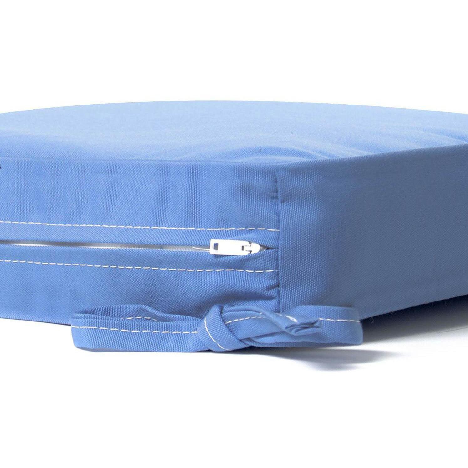 Medium Replacement Seat Cushion With Knife Edge - Zipper and Tie Detail thumbnail