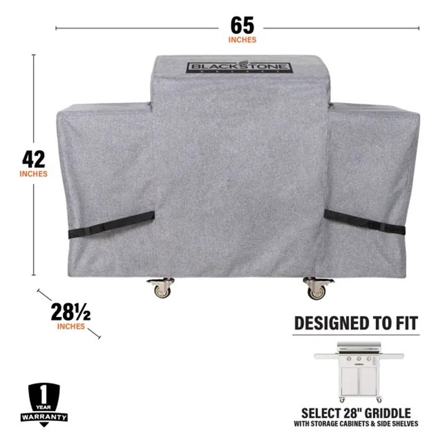Blackstone 5973 Cover for 28 Inch Griddle - Dimensions - Dimensional thumbnail