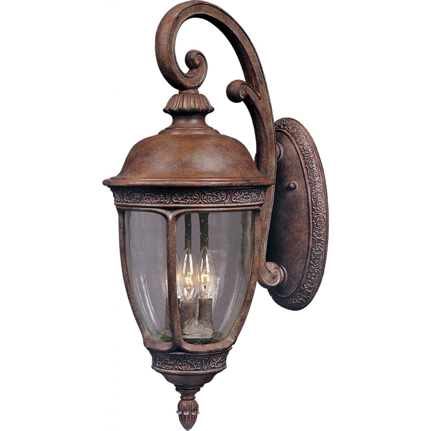 Maxim Knob Hill DC 3464CDSE 40W 19-Inch Three Light Outdoor Wall Light - Sienna thumbnail