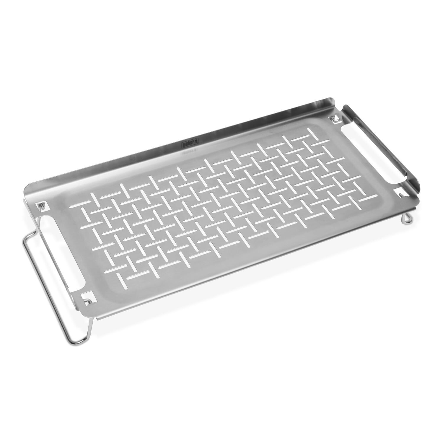 Weber 6784 Stainless Steel Griddle Keep Warm Rack thumbnail
