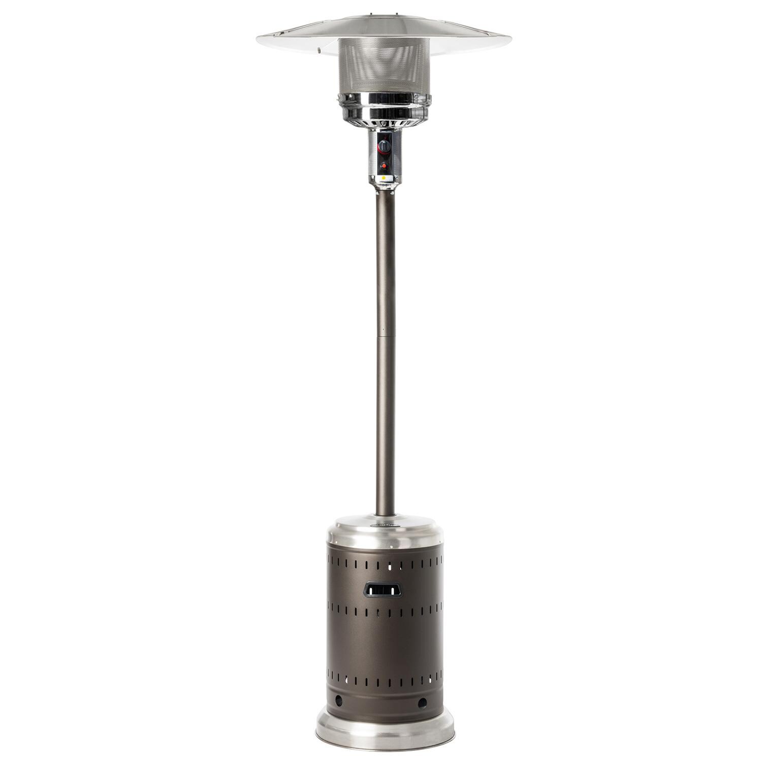 Ultimate Patio SC63010 Propane Portable Patio Heater - Ash + Stainless Steel thumbnail