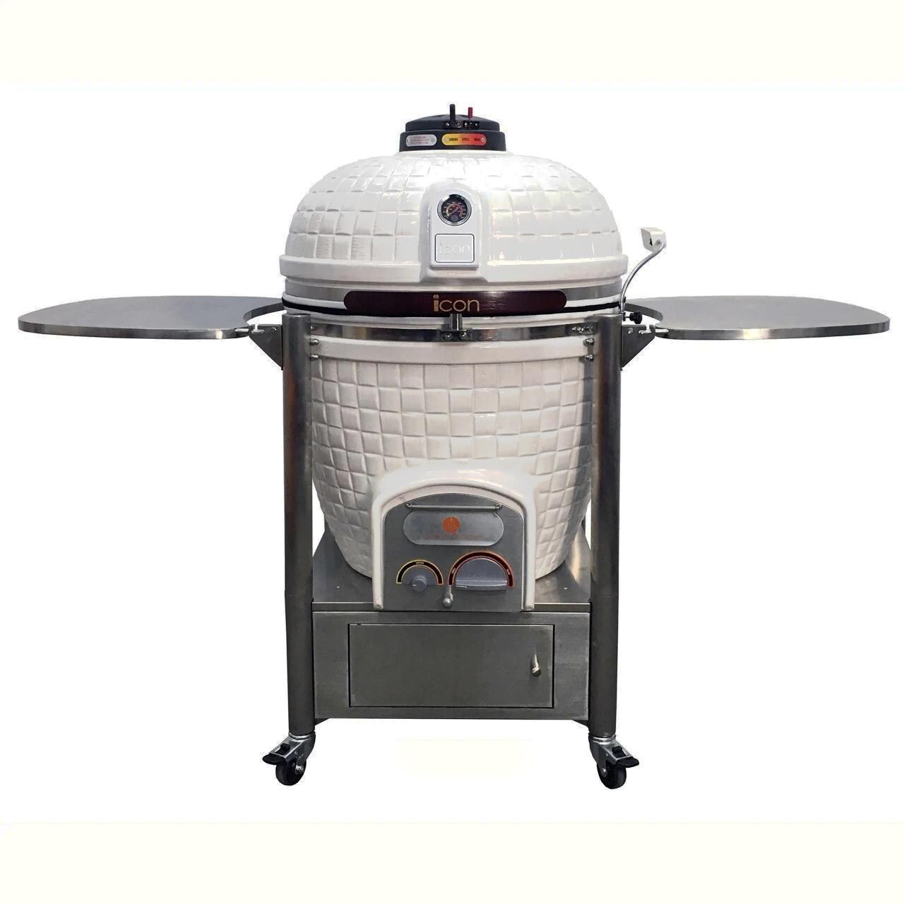 Icon Grills 900 Series 800 Sq. Inch Kamado Grill W/ Cart