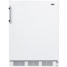 Summit 24-Inch 5.1 Cu. Ft. ADA Compliant Compact Refrigerator / Freezer - White - CT661BIADA image