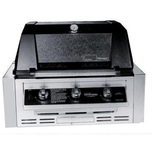 MHP Tri-Burn W3G4DD Built-In Natural Gas Grill With SearMagic Grids