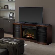 Dimplex Multi-Fire XD Acton 72-Inch Electric Fireplace Media Console - Realogs - Walnut - GDS33HL-1246WAL image