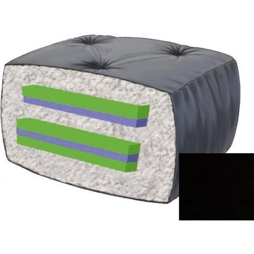 10 Inch Blazing Needles Futon Mattress - Black - DS-9608 - Black