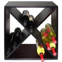 Vinotemp Bin Style Wine Rack - Black - VT-DIAMONDBIN image