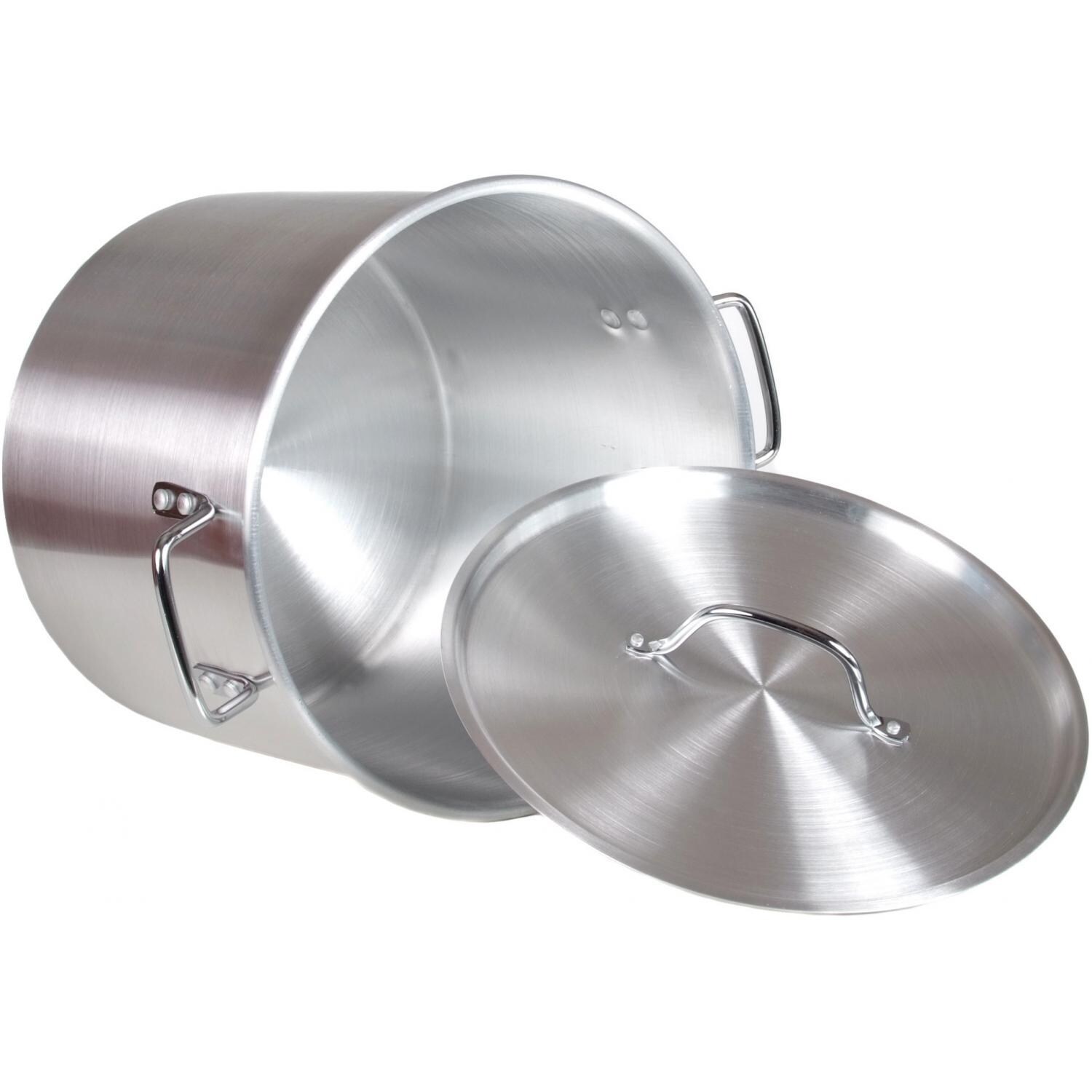 Cajun Cookware 20-Quart Aluminum Stock Pot - Inside View thumbnail